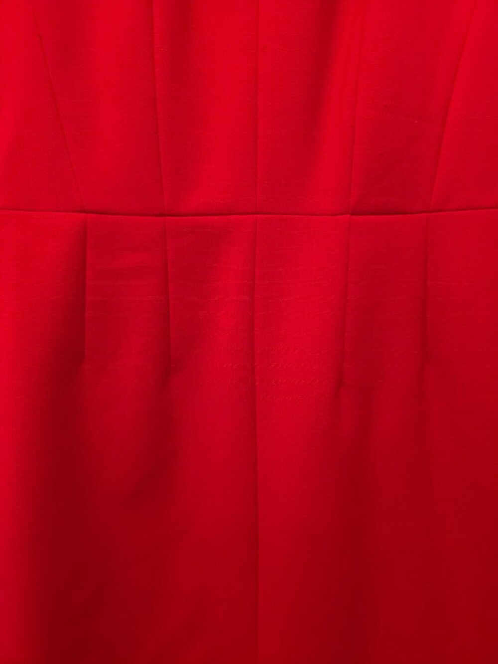 Brooks Brothers Red Sleeveless Ruffle Hem Wool Blend Lined Dress Women's Sz 6 - Picture 3 of 8